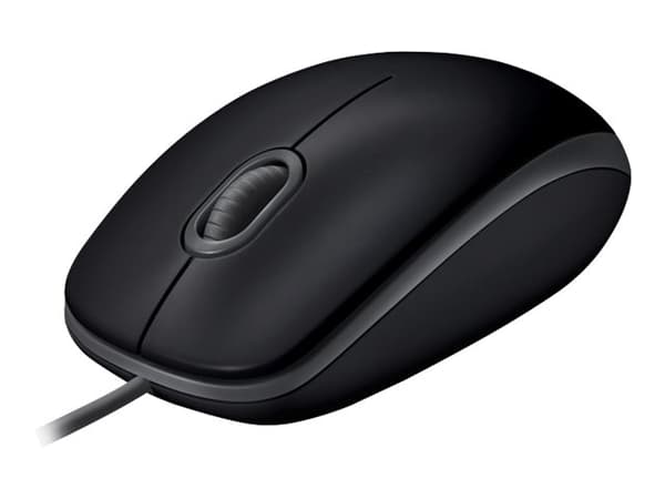 Logitech B110 Silent Optisk Kablet Sort