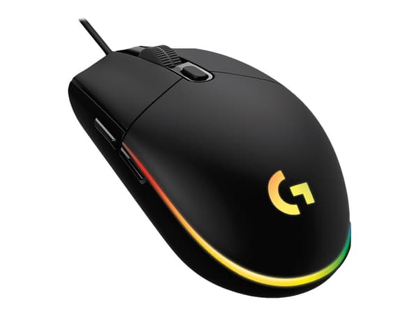 Logitech Gaming Mouse G102 LIGHTSYNC Optisk trådbunden svart
