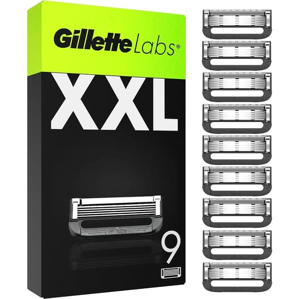 Gillette Labs rakblad, 9 stycken.