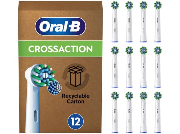 Oral-B CrossAction 12 stycken Vit