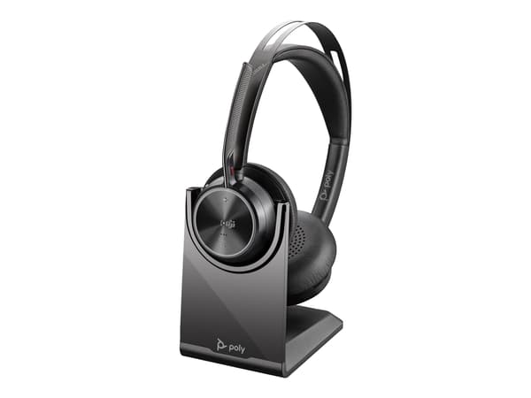 HP Poly Voyager Focus 2-M Trådløs Høretelefoner Sort