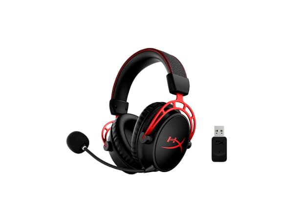 HyperX Cloud Alpha Trådløs Høretelefoner Sort Rød