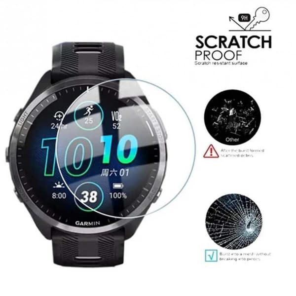 Härdat Glas 0.2mm 9H för Garmin Forerunner 265s