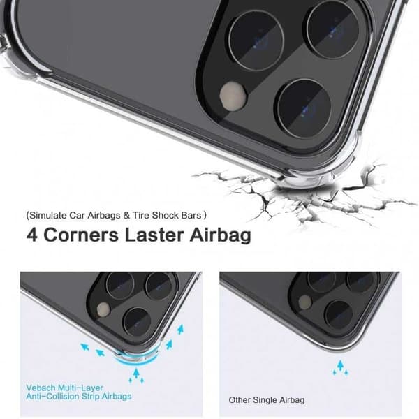 iPhone 12 Pro iskuja vaimentava silikonikotelo Shockr