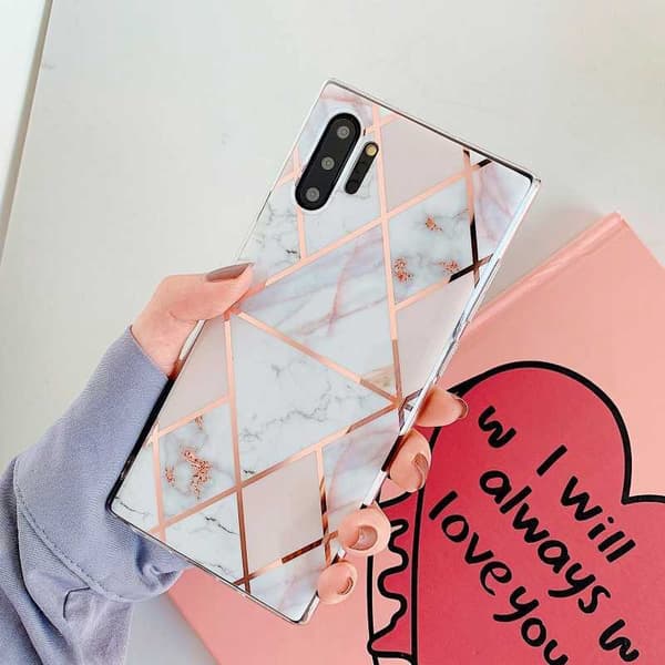 Samsung Note 10 Plus tyylikäs marmorikuori Premium