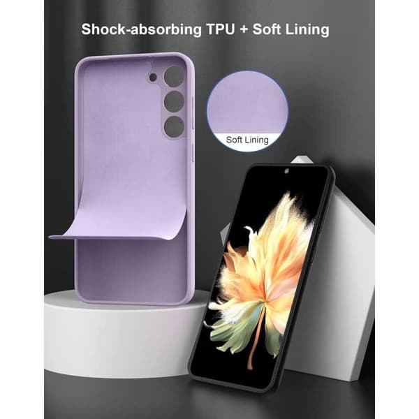 Samsung S23 FE kumoitu Matte Shell Liquid - Lila