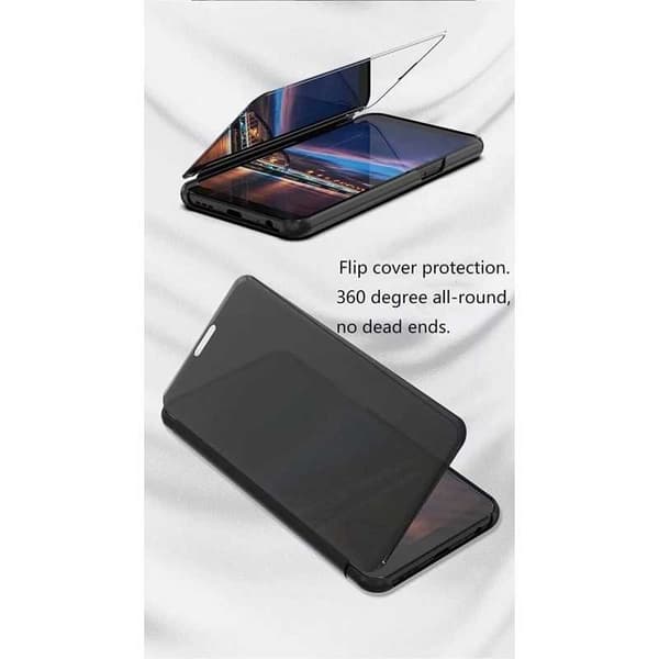 Samsung A55 5G Smart Flipfodral Clear View Standing V2 Rocket