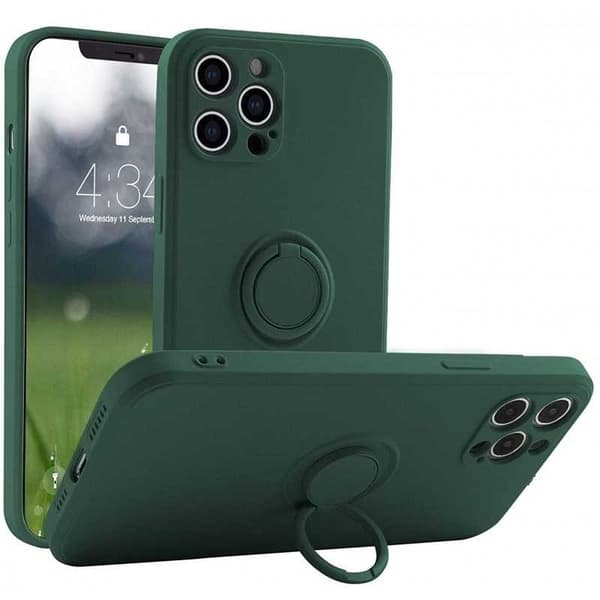 iPhone 13 Pro Stöttåligt Skal med Ringhållare CamShield