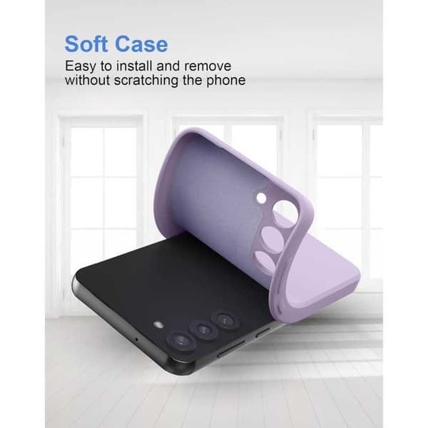 Samsung S23 FE kumoitu Matte Shell Liquid - Lila