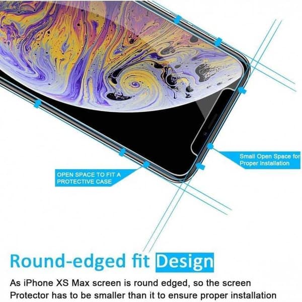 iPhone XR Härdat glas 0.26mm 2.5D 9H