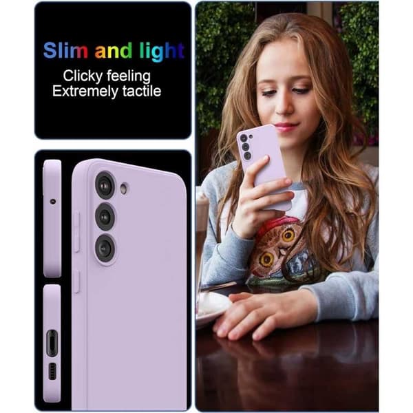 Samsung S23 FE kumoitu Matte Shell Liquid - Lila