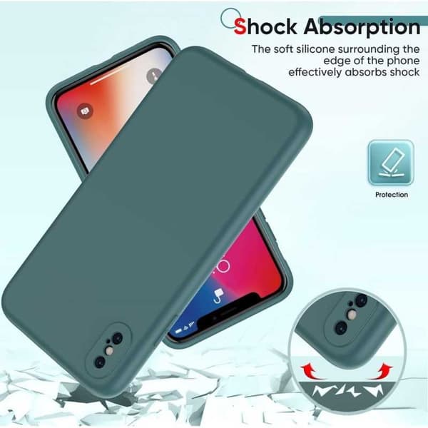 iPhone XS Max Kuminen Matt Green Shell Liquid - vihreä