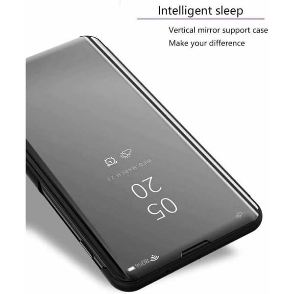 Samsung A55 5G Smart Flipfodral Clear View Standing V2 Rocket