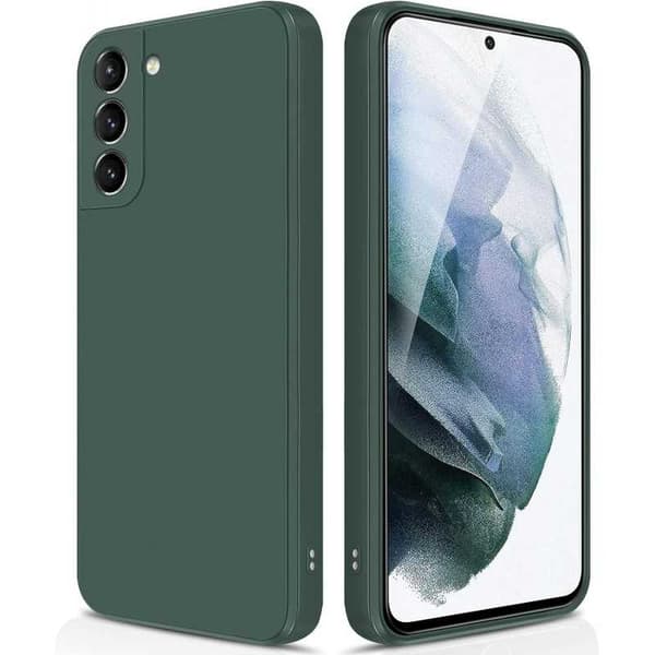 Samsung S23 FE Kuminen Matt Green Shell Liquid - vihreä