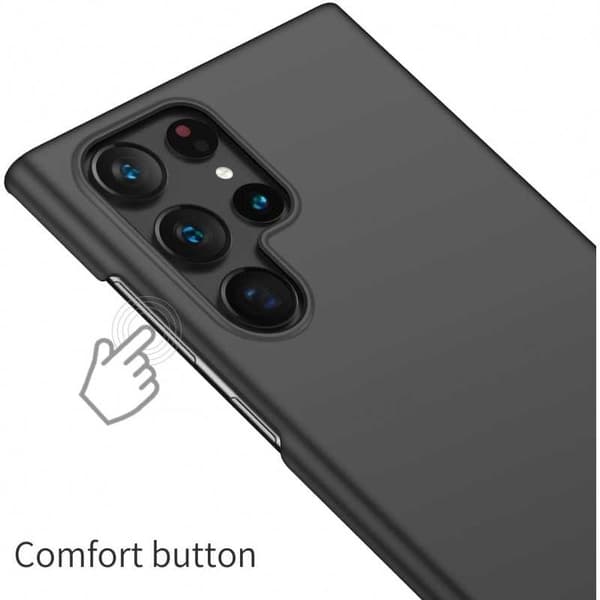 Samsung S22 Ultra Tunt Mattsvart Skal Basic V2