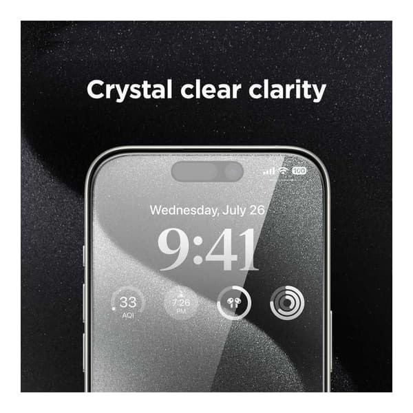 iPhone 15 Privacy Härdat glas 0.26mm 2.5D 9H
