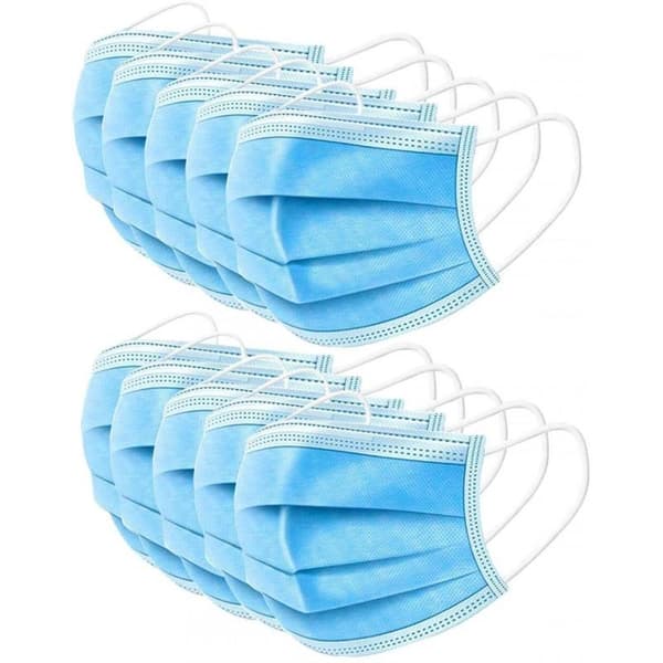 10-PACK Munskydd Andningsmask Munfilter 3-Lager