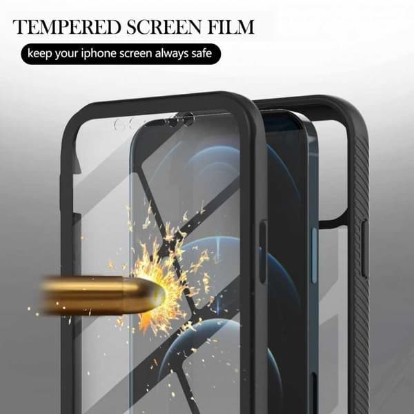 iPhone 15 Plus Heltäckande Premium 3D Skal 3in1 ThreeSixty