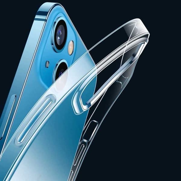iPhone 14 iskuja vaimentava silikonikotelo Simple