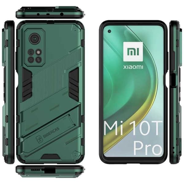 Xiaomi Mi 10T / 10T Pro iskunkestävä kotelo ja kickstand ThinArmor V2