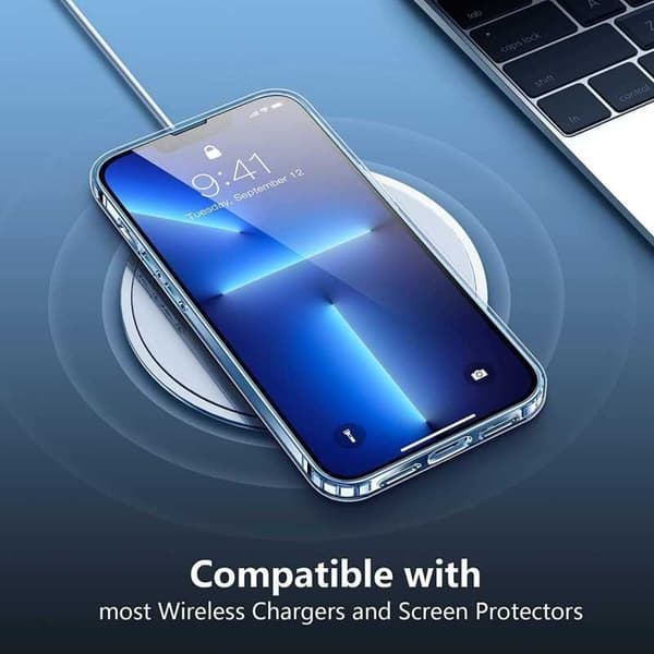 iPhone 13 Pro Max iskuja vaimentava silikonikotelo Simple