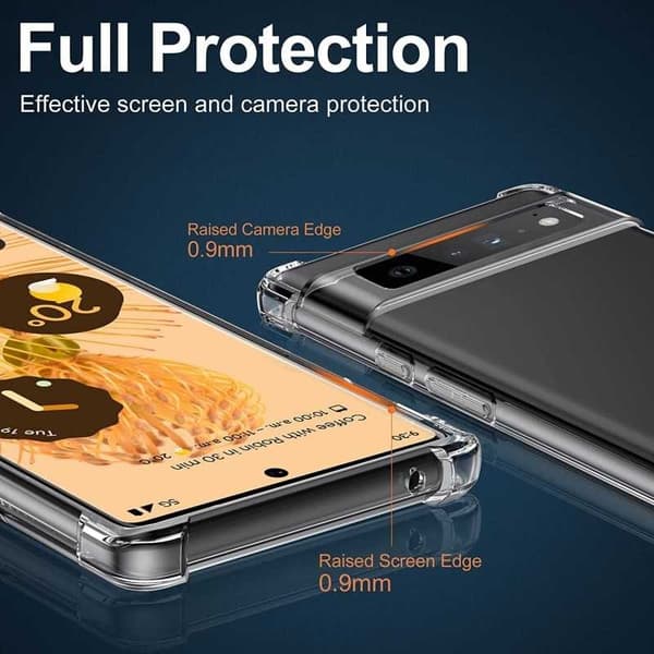Google Pixel 6A iskuja vaimentava silikonikotelo Shockr
