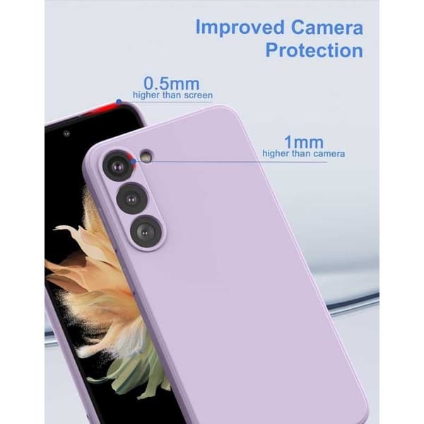 Samsung S23 FE kumoitu Matte Shell Liquid - Lila