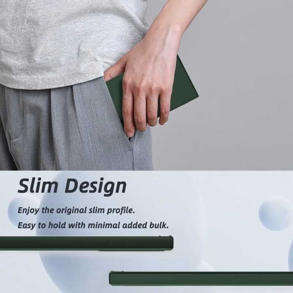 Samsung S22 Ultra Kuminen Matt Green Shell Liquid - vihreä