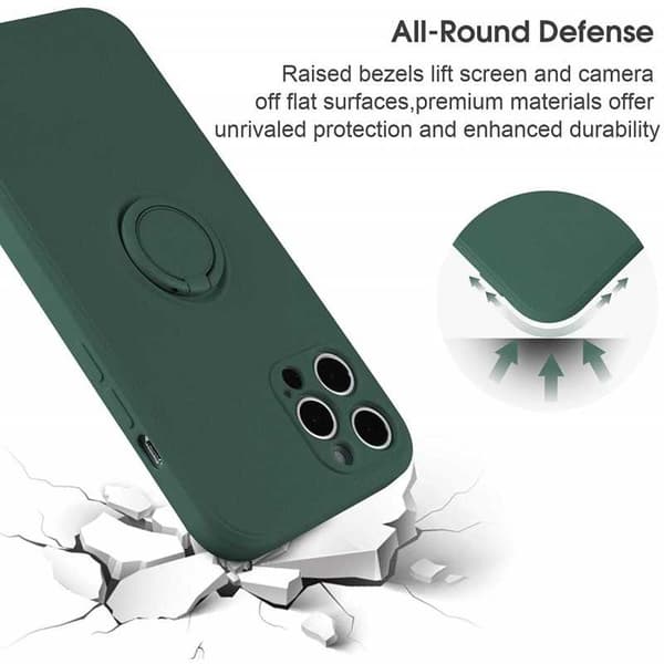 iPhone 13 Pro Stöttåligt Skal med Ringhållare CamShield