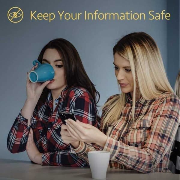 iPhone 14 Plus Privacy Härdat glas 0.26mm 3D 9H