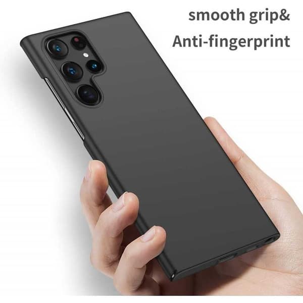Samsung S22 Ultra Tunt Mattsvart Skal Basic V2