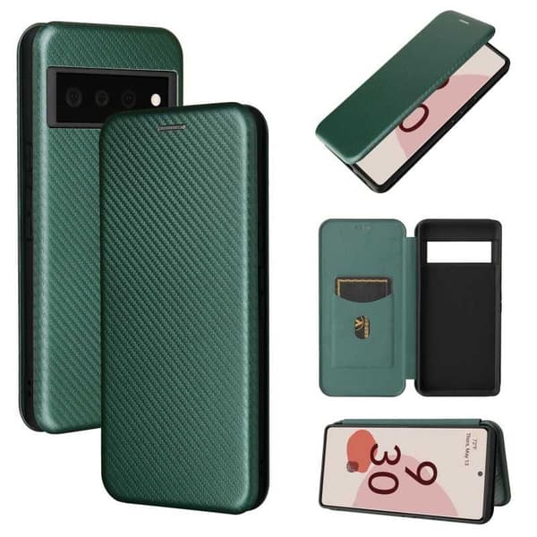 Google Pixel 6 Pro Flipfodral Kortfack CarbonDreams