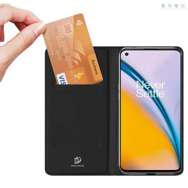 OnePlus Nord 2 5G Flip Case Smooth -korttipaikka