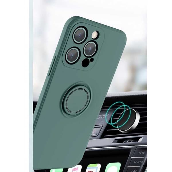 iPhone 13 Pro Stöttåligt Skal med Ringhållare CamShield