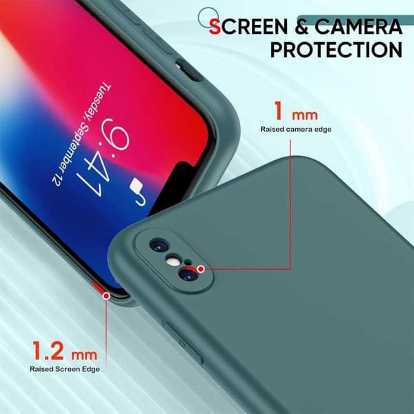 iPhone XS Max Kuminen Matt Green Shell Liquid - vihreä