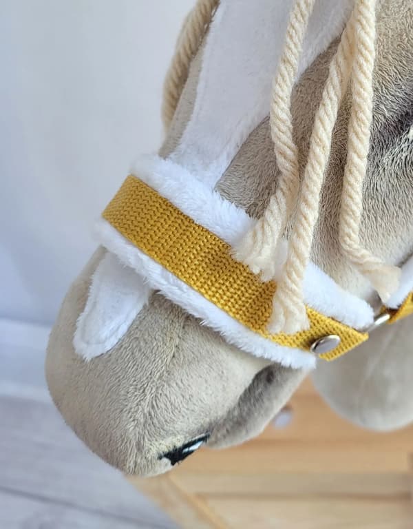 Hobby Horse spädbarnssäng A3 med vitt foder och snodd vit