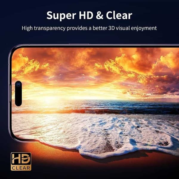 iPhone 16 Härdat glas 0.26mm 2.5D 9H