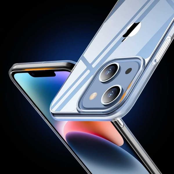 iPhone 14 iskuja vaimentava silikonikotelo Simple