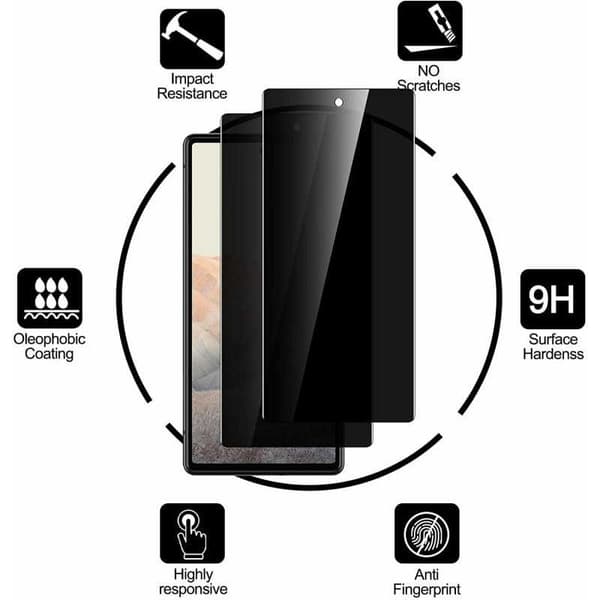 Google Pixel Fold Privacy Härdat glas 0.26mm 2.5D 9H