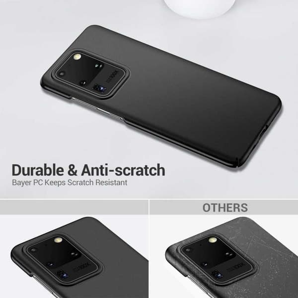 Samsung S20 Ultra Tunt Mattsvart Skal Basic V2