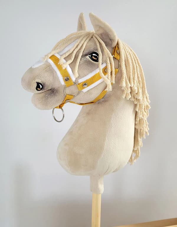 Hobby Horse spädbarnssäng A3 med vitt foder och snodd vit