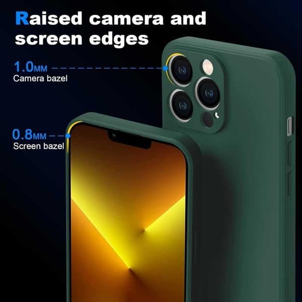 iPhone 14 Pro Kuminen Matt Green Shell Liquid - vihreä