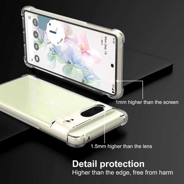 Google Pixel 8a iskuja vaimentava silikonikotelo Shockr