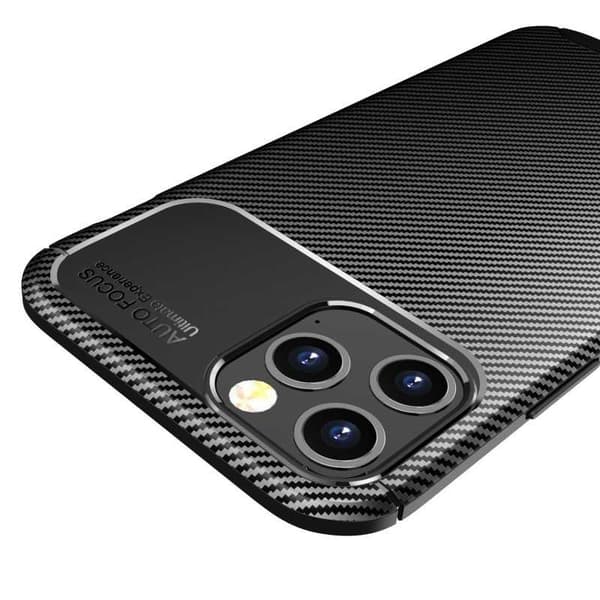 iPhone 13 Pro Max Iskunkestävä ohut kansi FullCarbon V4