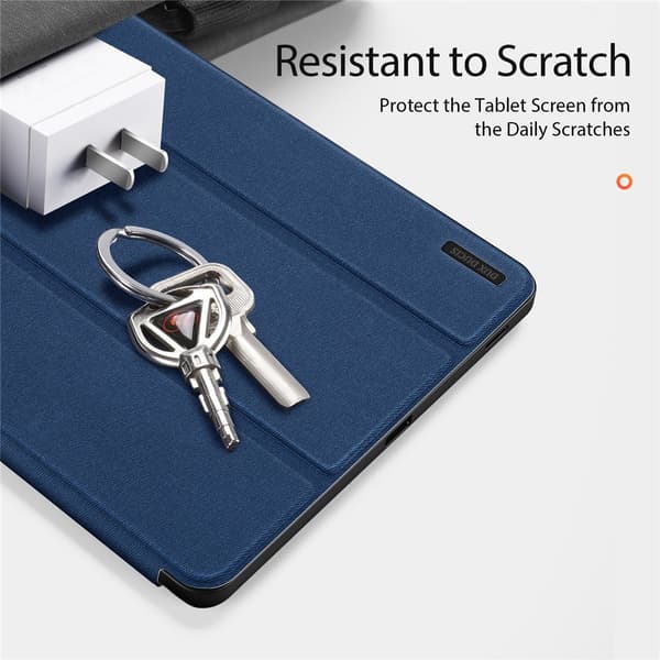 DUX DUCIS Galaxy Tab S10 FE Plus Fodral DOMO Tri-Fold Blå