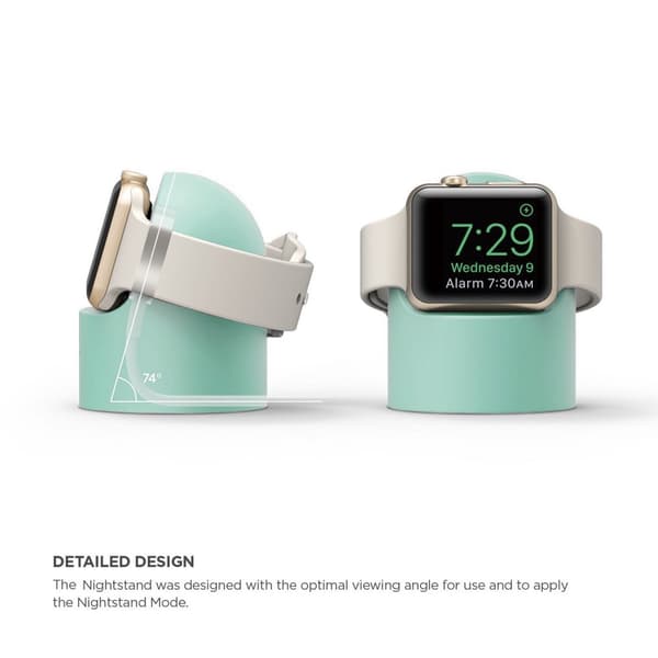 Apple Watch Silikon Stativ Grön