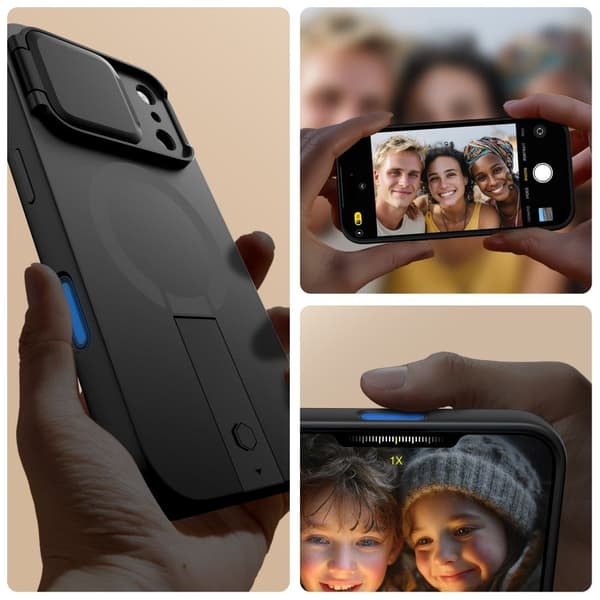 Tech-Protect iPhone 17 Pro Max Skal MagSfe Kevlar Aura Svart