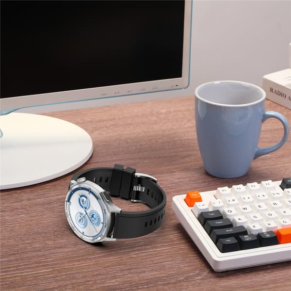 Klockarmband 22 mm Quick Release Silikon Grön