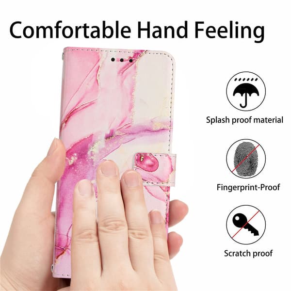 Google Pixel 10a Fodral Marmor Roséguld