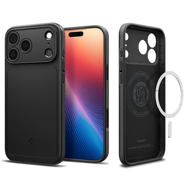 Spigen iPhone 17 Pro Max Skal MagSafe Thin Fit Svart